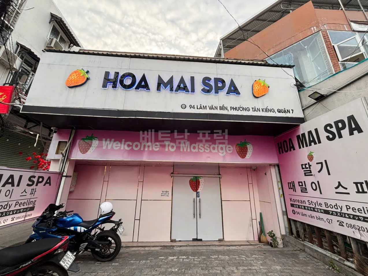 딸기 전경